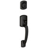 SCHLAGE F58GRW716 F58 GRW 716 Greenwich Exterior Half of Handleset Lever, Aged Bronze (Exterior Half Only)