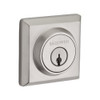 Baldwin SCTSD260 SC.TSD Traditional Square Single Cylinder Keyed Entry Deadbolt, Polished Chrome