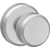 SCHLAGE F10BWE626GSN F10-BWE-GSN Bowery Passage Door Knob with Decorative Greyson Rose from t, Satin Chrome