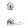 KWIKSET 968SYLRDT-26D  Sydney Round Interior Dummy Handleset Trim Satin Chrome Finish