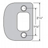 KWIKSET 85303-15  Radius Corner Deadbolt Full Lip Strike Satin Nickel Finish
