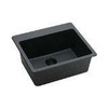 Elkay ELG2522BK0 Quartz Classic 25" x 22" x 9-1/2", Single Bowl Top Mount Sink, Black