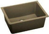 Elkay ELGU2522MC0 Quartz Classic 25" x 18-1/2" x 9-1/2", Single Bowl Undermount Sink, Mocha