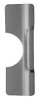 Don-Jo BLP107630 BLP-107 12 Gauge Stainless Steel Latch Protector, Satin Stainless Steel Finish, 3-1/4" Width x 7" Height, For Key-In-Lever Locks (Pack of 10)