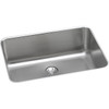 Elkay ELUH241610PD Lustertone Stainless Steel 26-1/2" x 18-1/2" x 10", Single Bowl Undermount Sink with Perfect Drain