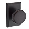 Baldwin PVRUSRSR481  Reserve Privacy Rustic with Rustic Square Rose in Dark Bronze Finish.