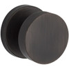 Baldwin PSCONCRR112 PS.CON.CRR Modern Passage Door Knob Set with Modern Round Rose from the, Venetian Bronze