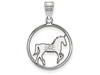 LogoArt SS041DPH Sterling Silver Delta Phi Epsilon Small Circle Pendant w/Chain