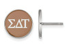 Sororities SS031SDT Sterling Silver LogoArt Sigma Delta Tau Enameled Post Earringss