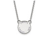 LogoArt SS014TPA-18 Theta Phi Alpha Extra Small Enameled Pendant w/Chain 18 Inch Chain.