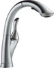 Delta 4153-AR-DST  Linden: Single Handle Water-Efficient Pull-Out Kitchen Faucet ARCTIC STAINLESS
