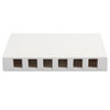 ICC IC107SB6WH SURFACE6WH - 6Pt Surface Box - White.