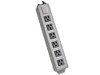 Tripp Lite 6SP 6 Outlet Waber Industrial Power Strip, 6ft Cord with 5-15P Plug ().