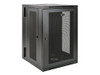 Tripp Lite SRW18USDP 18U Wall Mount Rack Enclosure Server Cabinet, Hinged Back, 24.5 in. Deep, UPS-Depth ().
