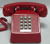 Cortelco 250047-VBA-20M ITT-2500-V-RD na 1-Handset Landline Telephone.