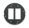 HUBBELL S1SP Hubbell Systems System One Style Line Decorator/GFCI Sub-Plate, Black