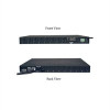 Tripp Lite PDUMH20ATNET Switched PDU with ATS, 20A, 16 Outlets (5-15/20R), 120V, 2 L5-20P / 5-20P Inputs, 12 ft. Cords, 1U Rack-Mount Power ().