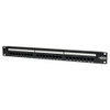 Tripp Lite N052-024 Cat5e Network Patch Panel 568b 24 Ports Height Rack Units 1 U 110 Type Termination.