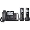 Broan KX-TG9582B PANASONIC 2-Line Cordless Phone with 3-Way Conferencing, Call Blocking and Answering Machine