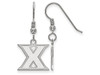 LogoArt SS005XU Sterling Silver LogoArt Xavier University Small Dangle Earrings