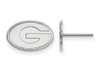LogoArt SS008UGA Georgia Extra Small (3/8 Inch) Post Earrings (Sterling Silver)