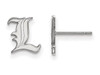 LogoArt SS008UL Louisville Extra Small (3/8 Inch) Post Earrings (Sterling Silver)