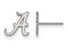 LogoArt SS008UAL Alabama Extra Small (3/8 Inch) Post Earrings (Sterling Silver)
