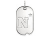 LogoArt SS007USN NCAA Navy Midshipmen 1/2 Small N Dog Tag, One Size