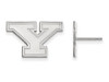 LogoArt SS004YSU Sterling Silver LogoArt Youngstown State University Small Post Earrings