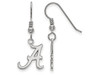 LogoArt SS007UAL Sterling Silver LogoArt University of Alabama Small Dangle Earrings