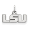 LogoArt SS001LSU Sterling Silver LogoArt Louisiana State University XS Pendant