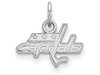 LogoArt SS001CAP Sterling Silver NHL LogoArt Washington Capitals XS Pendant