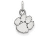 LogoArt SS001CU Sterling Silver LogoArt Clemson University XS Pendant