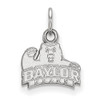 LogoArt SS001BU Sterling Silver LogoArt Baylor University XS Pendant