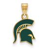 LogoArt GP059MIS Sterling Silver w/GP LogoArt Michigan State Unive