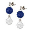 Logo Art ISL069ERB-SS New York Islanders S/S NEW YORK ISLANDERS CRYSTAL OVATION EARRINGS