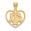 LogoArt GP011TAM Sterling Silver w/GP LogoArt Texas A&M University