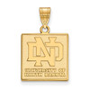 LogoArt GP003UNOD Sterling Silver w/GP LogoArt University of North 