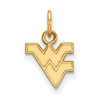 LogoArt GP001WVU Sterling Silver w/GP West Virginia University XS Pendant.