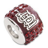 Logo Art CRD070CHM-SS St.Louis Cardinals S/S ST LOUIS CARDINALS PREMIER BEAD CHARM