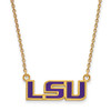LogoArt GP088LSU-18 Sterling Silver w/GP LogoArt Louisiana State U Sm