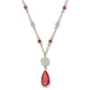 Logo Art NCS065N-CR North Carolina State University NORTH CAROLINA STATE UNIV CRYSTAL LOGO NECKLACE