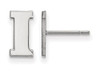 LogoArt SS067UIA Iowa Extra Small (3/8 Inch) Post Earrings (Sterling Silver).