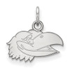 LogoArt SS060UKS NCAA Kansas Jayhawks 3/8 XS right Jayhawk Head Pendant, One Size.
