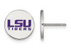 LogoArt SS060LSU Sterling Silver LogoArt Louisiana State University Small Enamel Disc Earrin