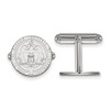 LogoArt SS058GT Georgia Tech Crest Cuff Links (Sterling Silver).