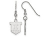 LogoArt SS048UIL Sterling Silver LogoArt University of Illinois Small Dangle Earrings