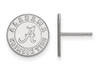 LogoArt SS050UAL Sterling Silver LogoArt University of Alabama Small Post Earrings