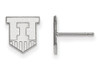 LogoArt SS049UIL Illinois Extra Small (3/8 Inch) Post Earrings (Sterling Silver).