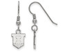 LogoArt SS047UIL Illinois Extra Small (3/8 Inch) Dangle Earrings Wire (Sterling Silver).